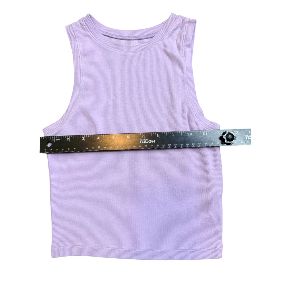 Hollister Must-Have Collection Ribbed Tank Top Bundle Purple Pink Small 2 Pack - Picture 4 of 6